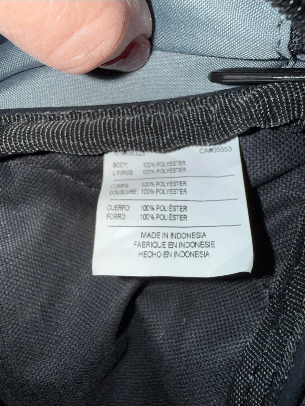 Nike Black Duffel with White Swoosh